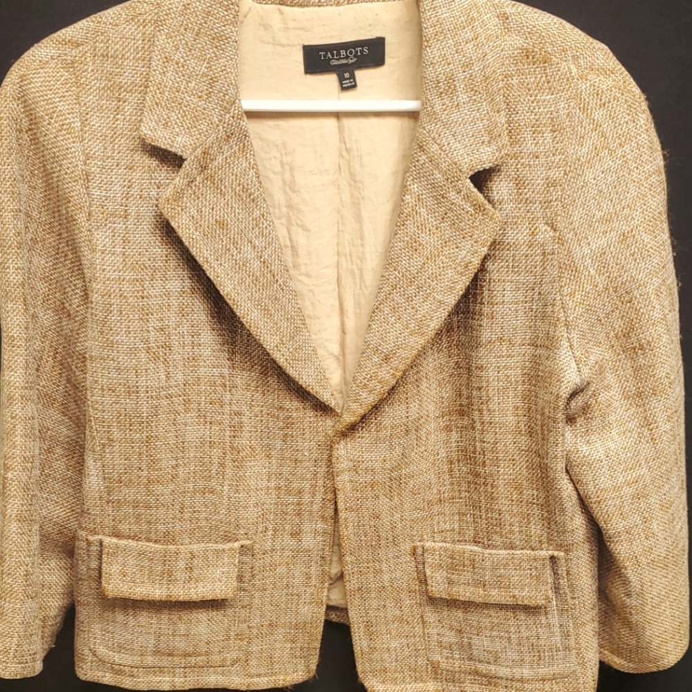 Talbots size 10 blazer with pockets